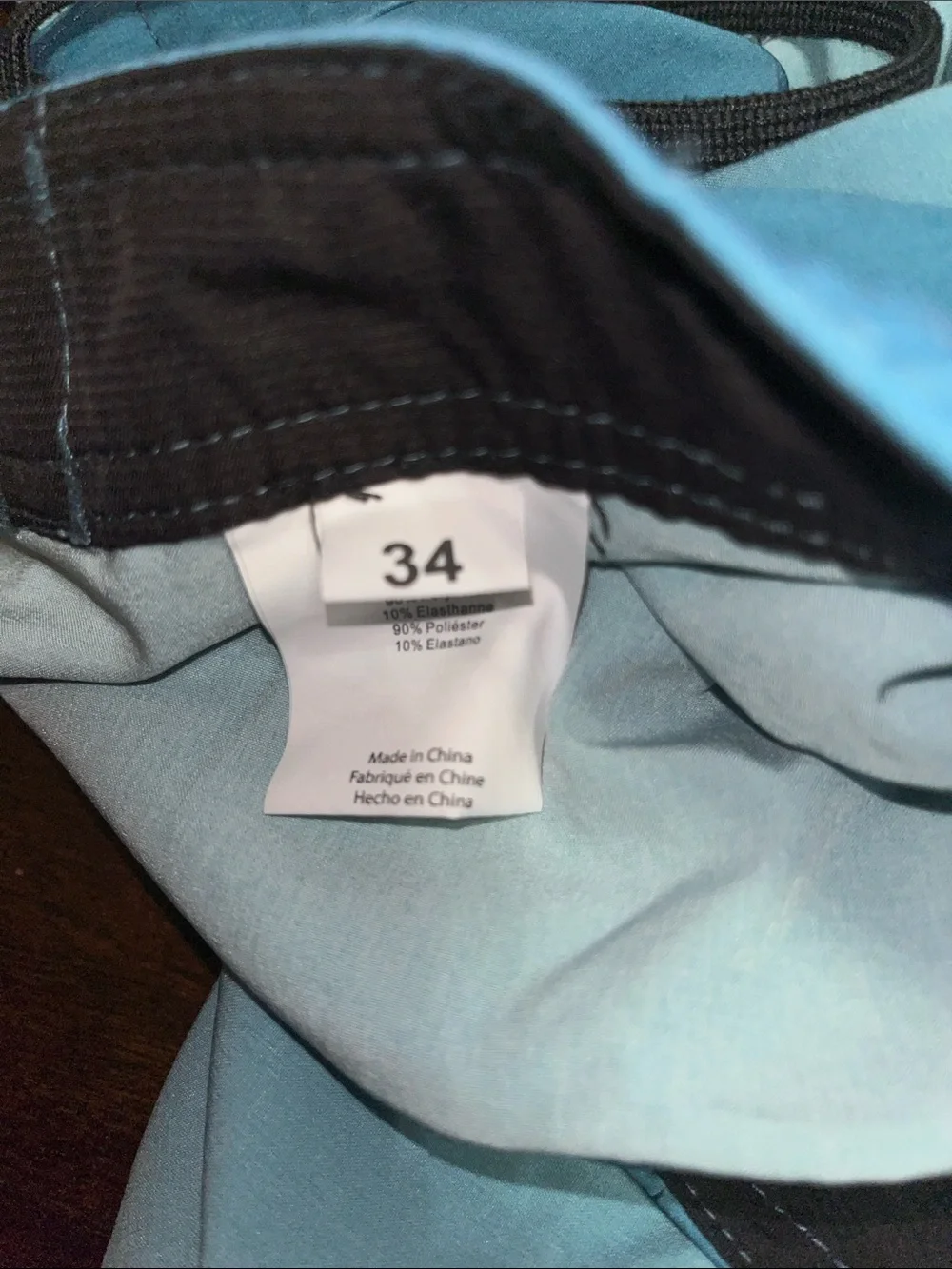 O’Neill Hyperfreak Men's Blue Ombre Swim Trunks - Boardshorts Size 34